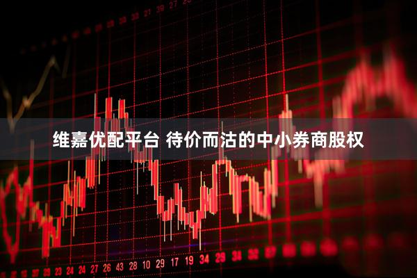 维嘉优配平台 待价而沽的中小券商股权