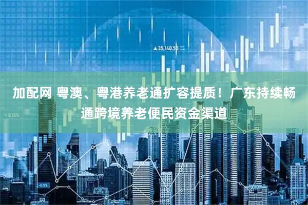 加配网 粤澳、粤港养老通扩容提质！广东持续畅通跨境养老便民资金渠道